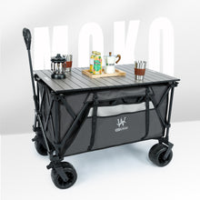 Load image into Gallery viewer, Whitsunday Moko Large Folding Wagon Cart with Aluminum Table Plate