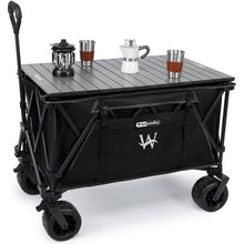 Load image into Gallery viewer, Whitsunday Moko Large Folding Wagon Cart with Aluminum Table Plate