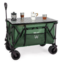 Load image into Gallery viewer, Whitsunday Moko Large Folding Wagon Cart with Aluminum Table Plate