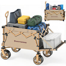 Load image into Gallery viewer, Wagon 2 in 1 Collapsible Folding Wagon, Heavy Duty Utility Wagons with All-Terrain Big Wheels