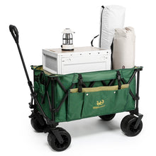 Load image into Gallery viewer, Whitsunday Moko Compact Plus Folding Wagon Cart with Fat Wheels