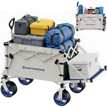 Load image into Gallery viewer, Wagon 2 in 1 Collapsible Folding Wagon, Heavy Duty Utility Wagons with All-Terrain Big Wheels