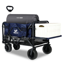 Load image into Gallery viewer, Whitsunday Collapsible Double Decker Wagon with Tailgate and All-Terrain Wheels