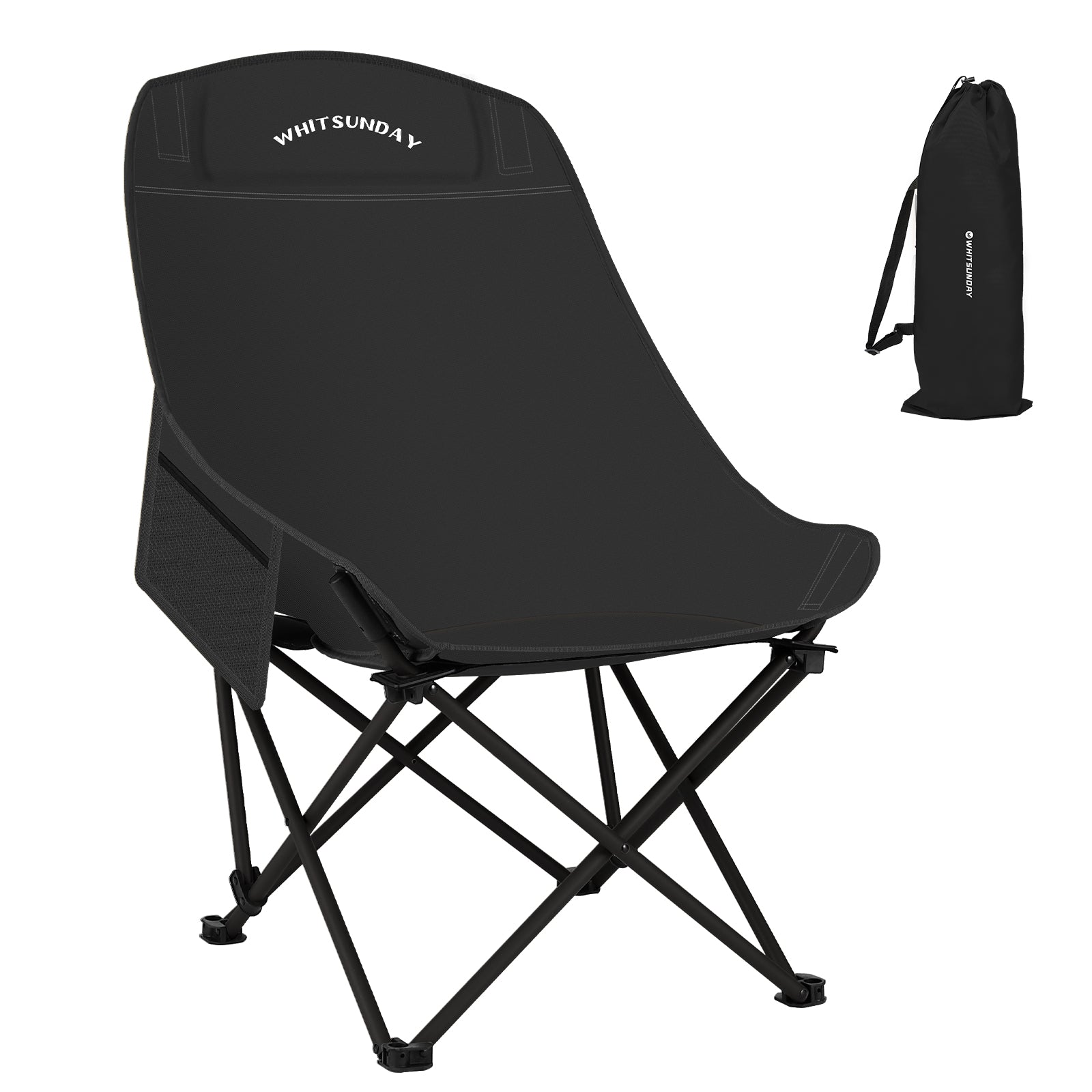 Camping Chair,Compact Backpacking Outdoor Chair,High Back