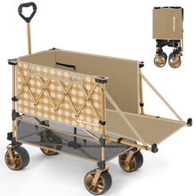 Load image into Gallery viewer, Whitsunday Double Decker Wagon, Heavy Duty Foldable Large Beach Wagon Cart with All-Terrain Big Wheels for Sports,Camping,Outdoor