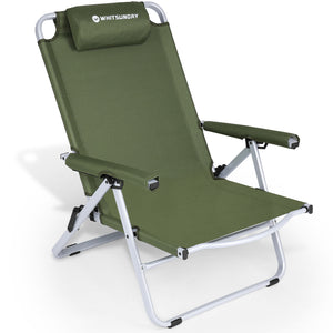 4-Level Adjustment Table Portable Camping Chair Backpacking Chair
