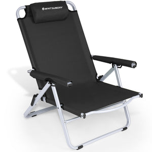 4-Level Adjustment Table Portable Camping Chair Backpacking Chair