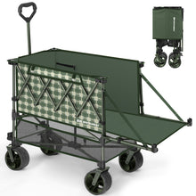 Load image into Gallery viewer, Whitsunday Double Decker Wagon, Heavy Duty Foldable Large Beach Wagon Cart with All-Terrain Big Wheels for Sports,Camping,Outdoor