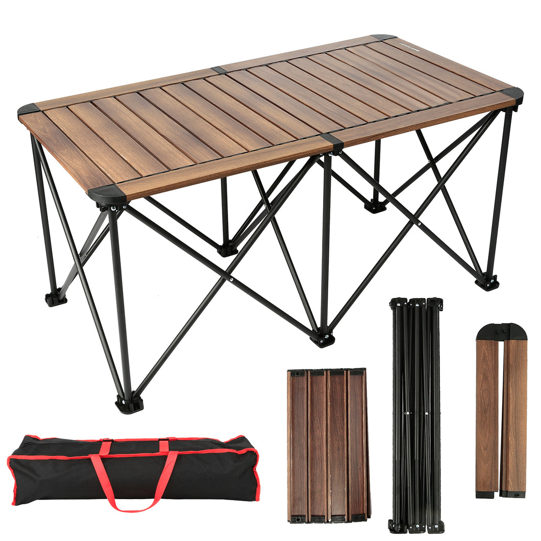 Table Outdoor Heavy-Duty Portable Camping Folding Dinner Table