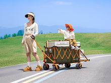 Load image into Gallery viewer, Collapsible Wagon Heavy Duty Wagons with Tailgate &amp; Table &amp; All-Terrain Wheels