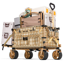 Load image into Gallery viewer, Whitsunday Collapsible Folding Wagon with Tailgate, Heavy Duty Utility Beach Wagons with All-Terrain Wheels for Camping,Garden,Sports