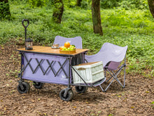 Load image into Gallery viewer, Collapsible Wagon Heavy Duty Wagons with Tailgate &amp; Table &amp; All-Terrain Wheels