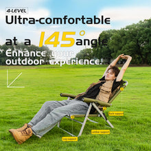 Load image into Gallery viewer, 4-Level Adjustment Table Portable Camping Chair Backpacking Chair