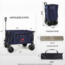 Load image into Gallery viewer, Whitsunday Moko Compact Plus Outdoor Camping Garden Folding collasible Wagon cart