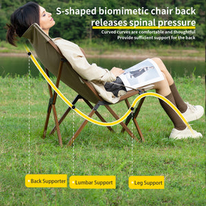 Outdoor Chair Camping Folding Butterfly Chair