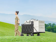 Load image into Gallery viewer, Collapsible Wagon Heavy Duty Wagons with Tailgate &amp; Table &amp; All-Terrain Wheels