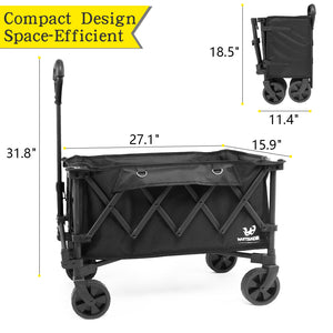Collapsible Compact Wagon Cart Foldable