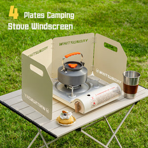 Stove Windscreen Folding Camping Stove Windshield 4 Plates Stainless Whitsunday Shop