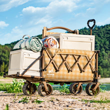 Load image into Gallery viewer, Whitsunday Collapsible Folding Wagon with Tailgate, Heavy Duty Utility Beach Wagons with All-Terrain Wheels for Camping,Garden,Sports