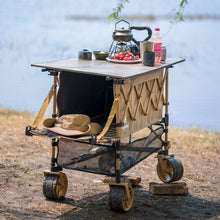 Load image into Gallery viewer, Whitsunday Double Decker Wagon, Heavy Duty Foldable Large Beach Wagon Cart with All-Terrain Big Wheels for Sports,Camping,Outdoor