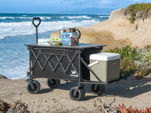 Load image into Gallery viewer, Collapsible Wagon Heavy Duty Wagons with Tailgate &amp; Table &amp; All-Terrain Wheels
