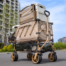 Load image into Gallery viewer, Whitsunday Double Decker Wagon, Heavy Duty Foldable Large Beach Wagon Cart with All-Terrain Big Wheels for Sports,Camping,Outdoor