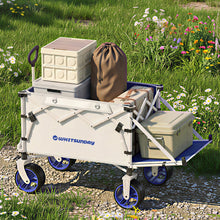 Load image into Gallery viewer, Wagon 2 in 1 Collapsible Folding Wagon, Heavy Duty Utility Wagons with All-Terrain Big Wheels