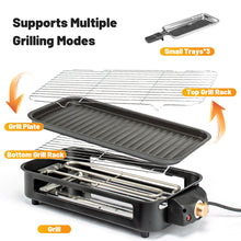 Load image into Gallery viewer, Electric Indoor Grill,2 in 1 Indoor Grills for Kitchen with Grill Net