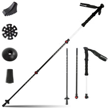 Load image into Gallery viewer, Trekking Hiking Poles Collapsible Aluminum Lightweight with Quick Lock System