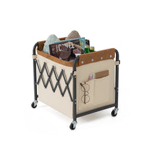 Load image into Gallery viewer, Whitsunday Home Book Clothes Storage Organizer with Rolling Wheels