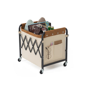 Whitsunday Home Book Clothes Storage Organizer with Rolling Wheels