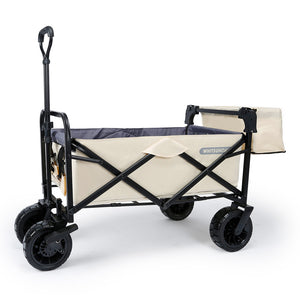 Whitsunday Folding Wagon 8" Heavy Duty Wheels with Rear Storage (Standard Size PLUS)