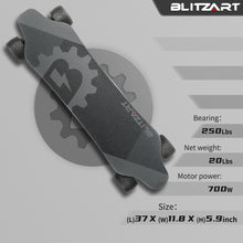 Load image into Gallery viewer, Blitzart GT Dual Electric Skateobard 4.2&quot; wheels