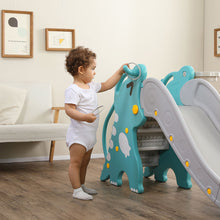 Load image into Gallery viewer, Baby T-Rex Giraffe Slide for Kids (Green)