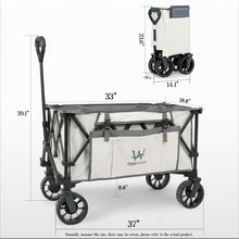 Load image into Gallery viewer, Whitsunday Moko Compact Folding Wagon Cart