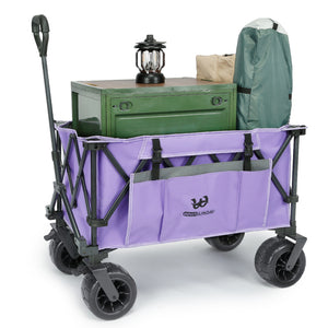 Whitsunday Moko Compact Plus Folding Wagon Cart with Fat Wheels